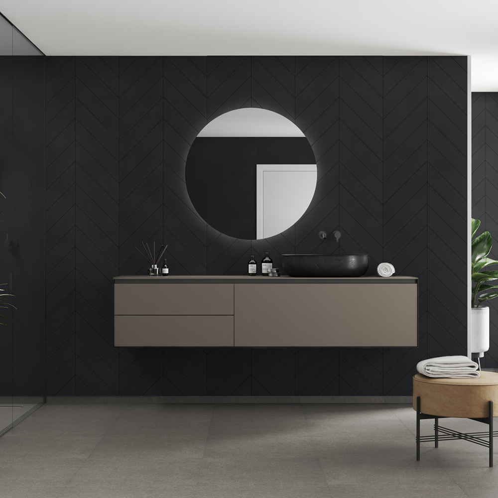 Våtrumsskiva Fibo 2127-M78 S Dark Ash 10x620x2400 mm