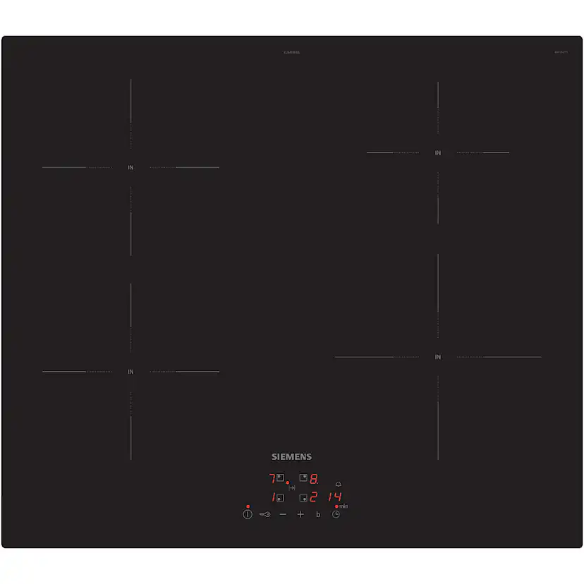 Induktionshäll Siemens iQ100 EU611BEB5E Svart 60cm med Barnspärr