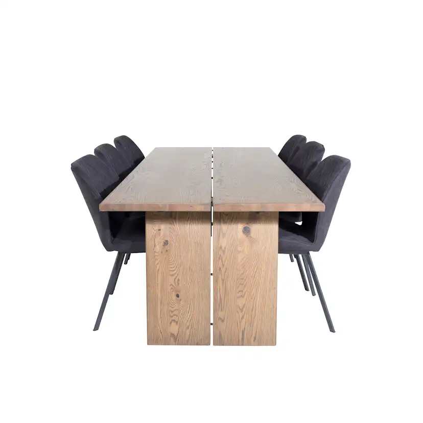 Matgrupp Venture Home Lotus med 6 Geneva Stolar