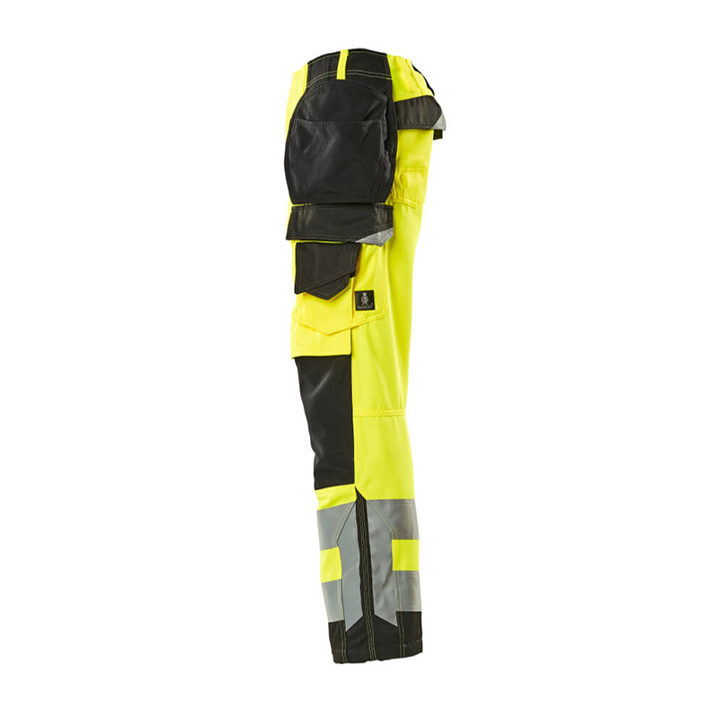 Mascot SAFE SUPREME Byxor med hängfickor 15531-860-1709 Storlek: 90C49, Färg: Hi-vis Gul/svart