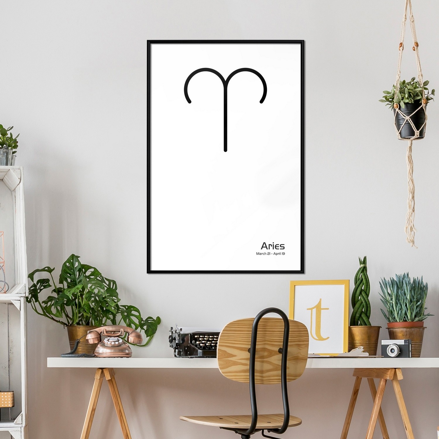 Affisch - Aries [Poster] 20x30 Svart ram, 20x30 cm