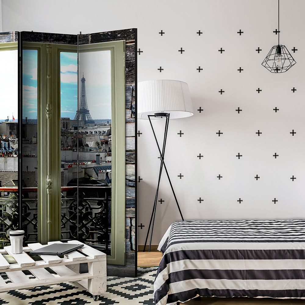 Rumsavdelare Skärmvägg Arkiio Parisian View 135x172 cm
