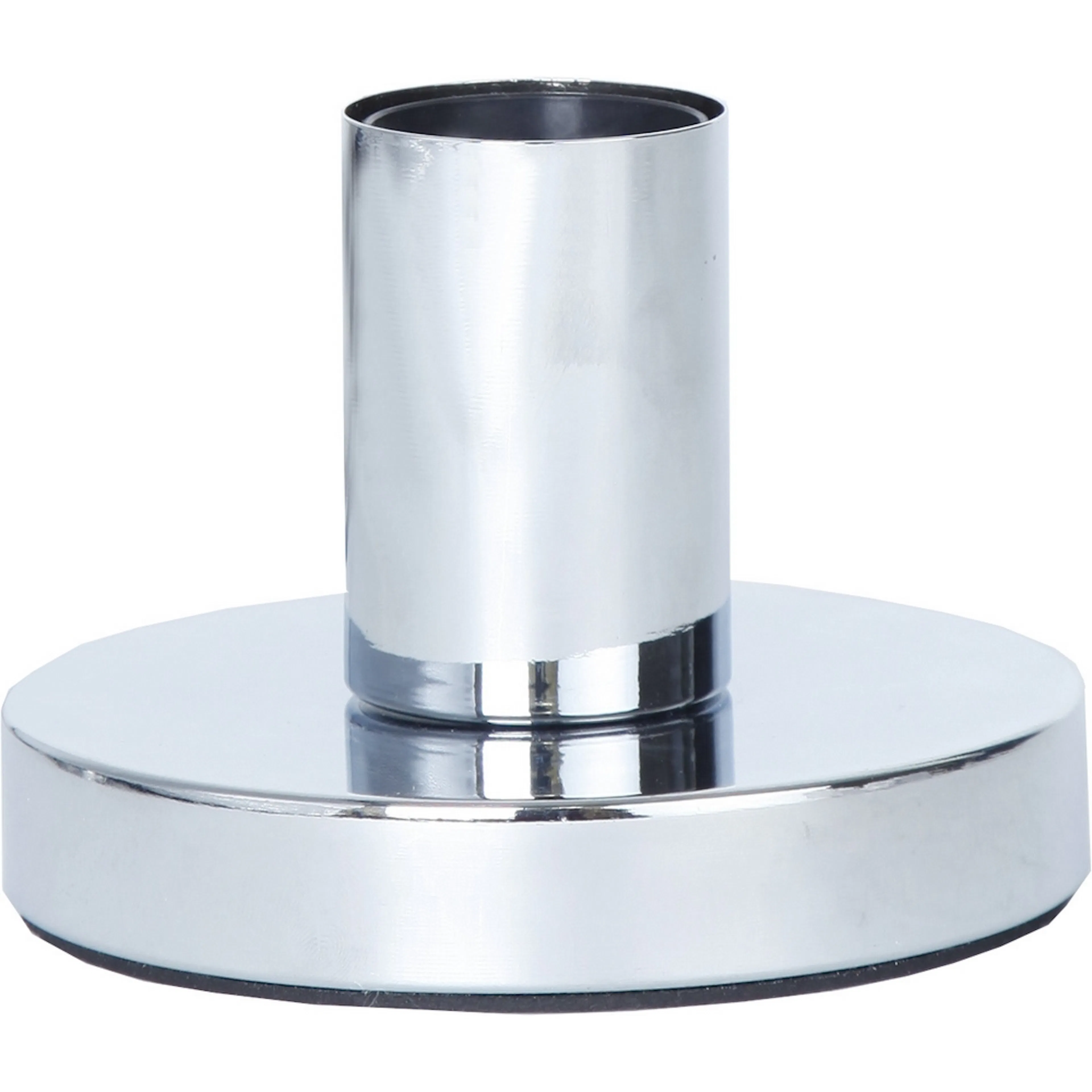 LampfotE27Glans Krom, 8.5 cm