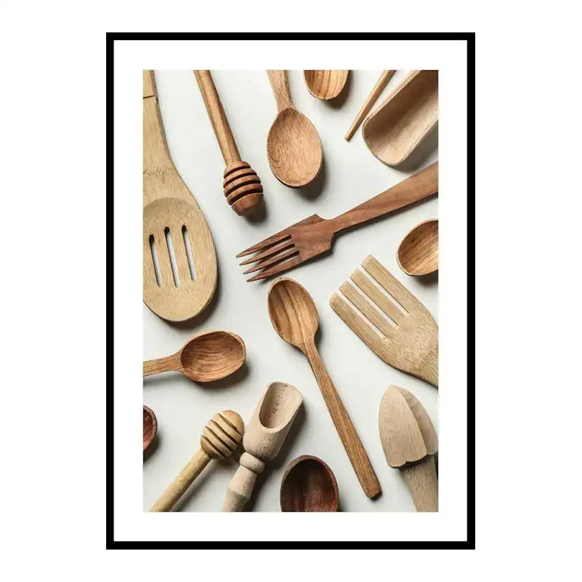 Poster Gallerix Wooden Kitchen Tools