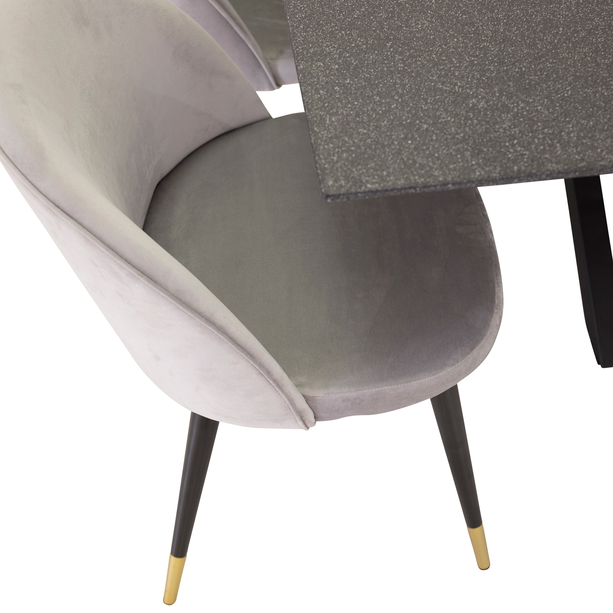 Matgrupp Venture Home Piata med 6 Valentina Stolar Sammet