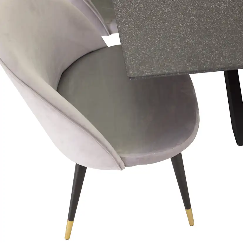 Matgrupp Venture Home Piata med 6 Valentina Stolar Sammet