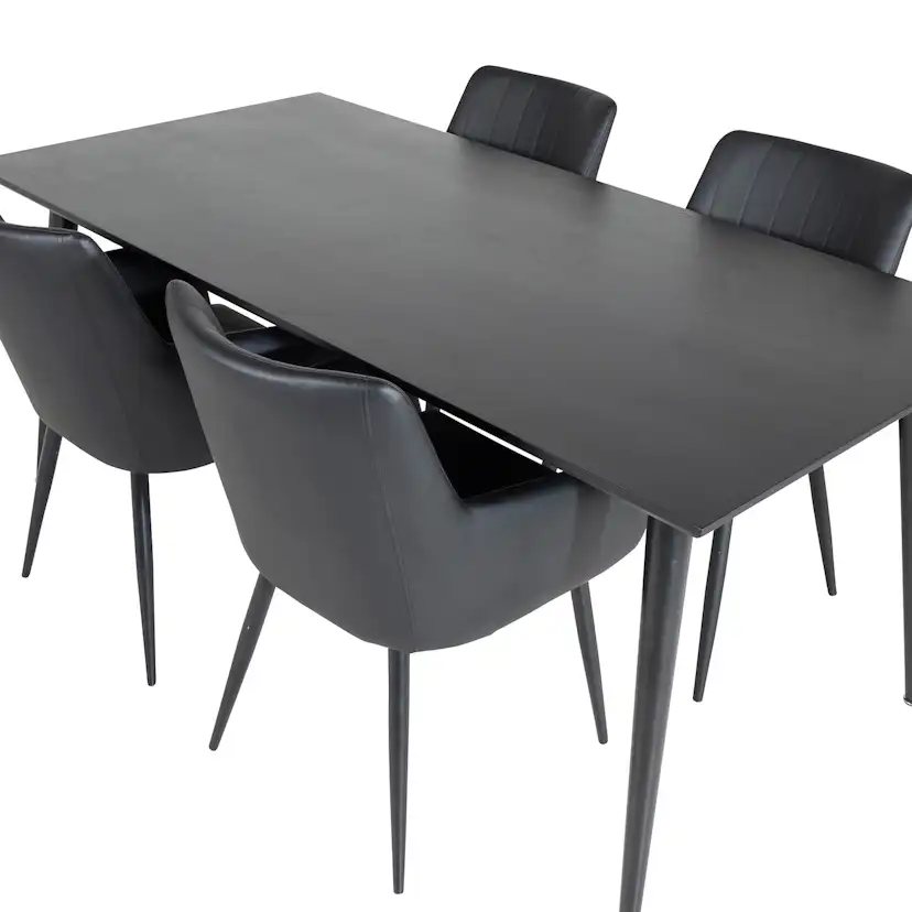 Matgrupp Venture Home Disa med 4 Corina Stolar Konstläder