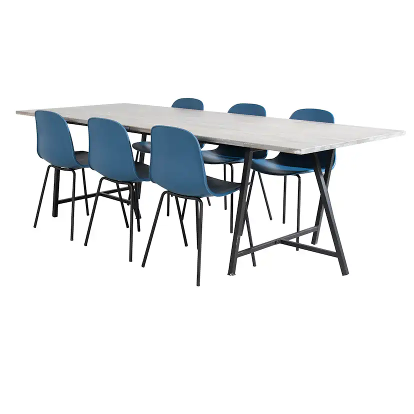 Matgrupp Venture Home Jenni med 6 Ardi Stolar