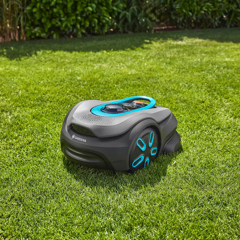 Robotgräsklippare Gardena Smart Sileno Sense 600 Paket Med Storpack Reservblad & Robothus