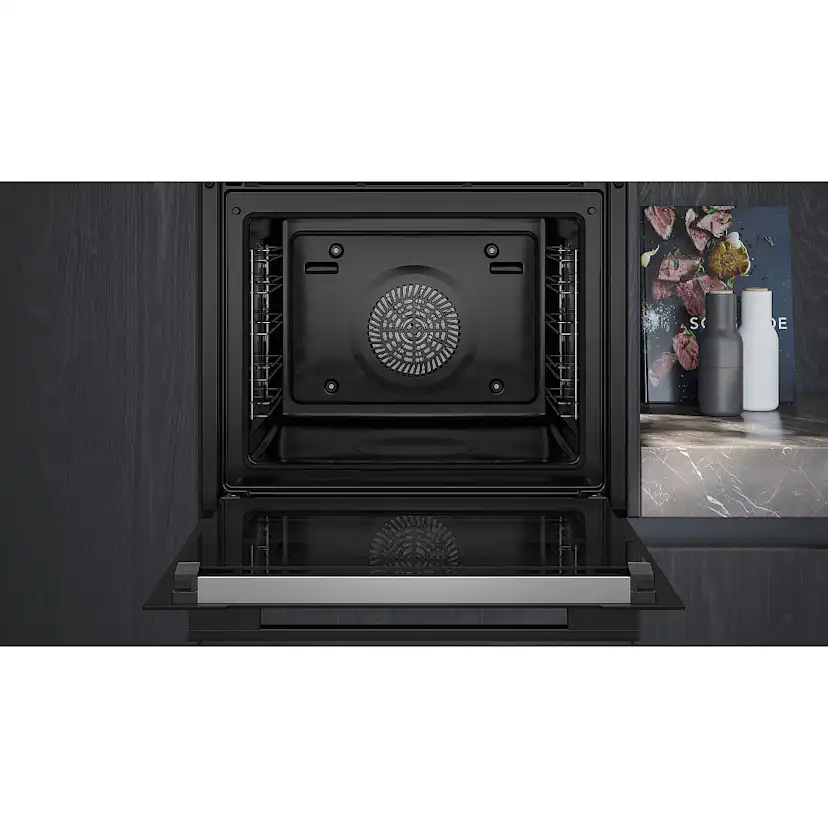 Inbyggnadsugn Siemens iQ700 HB776G3B2S Svart med Smart Uppkoppling