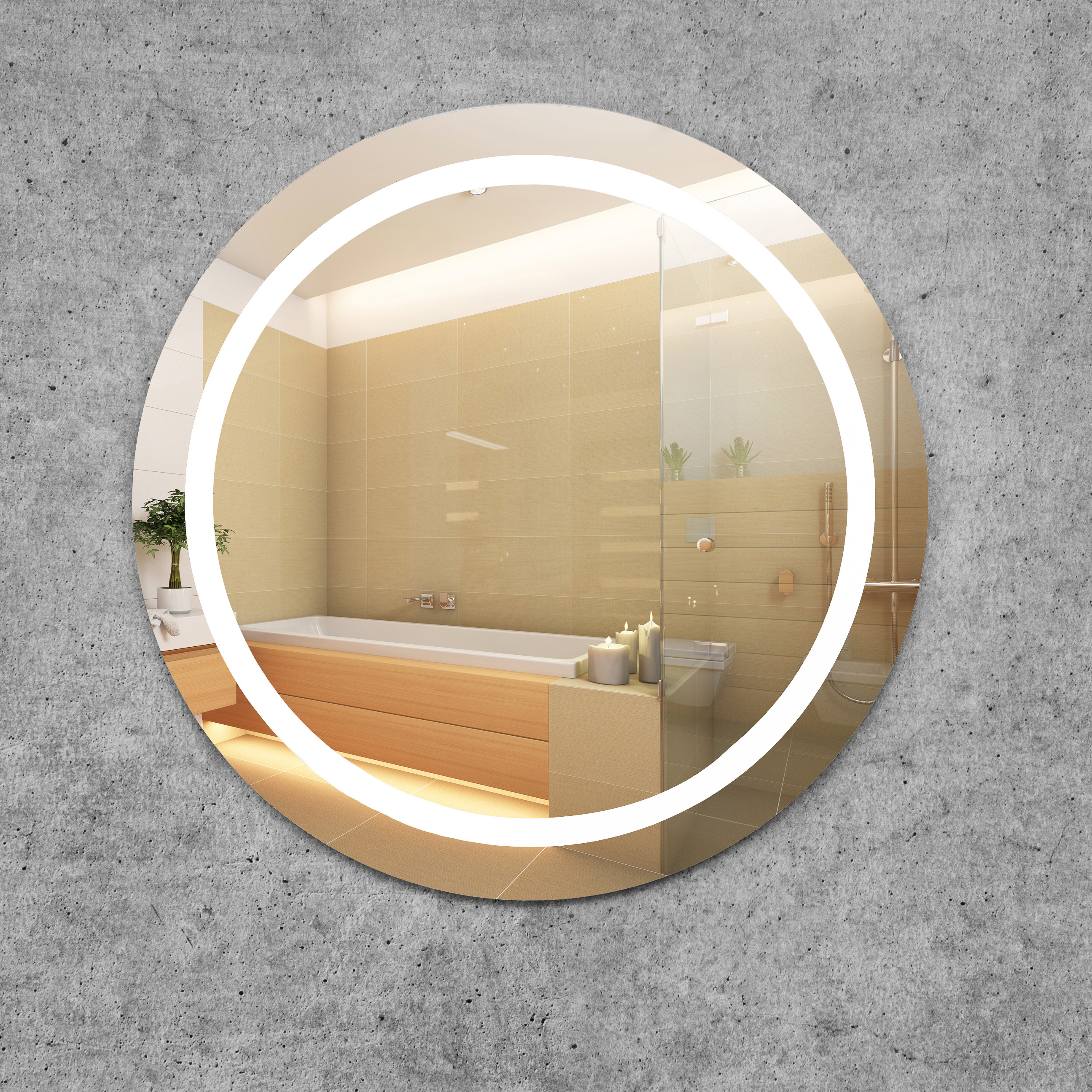 Spegel Vidi Cristal LED