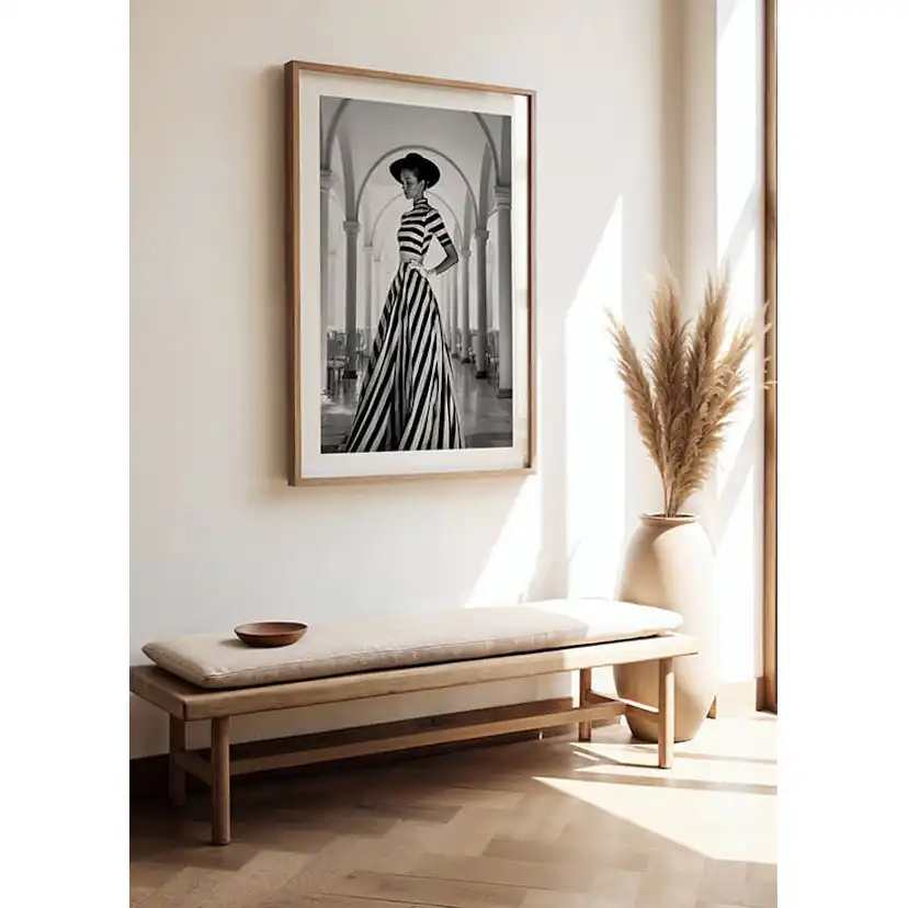 Poster Gallerix Black And White Striped