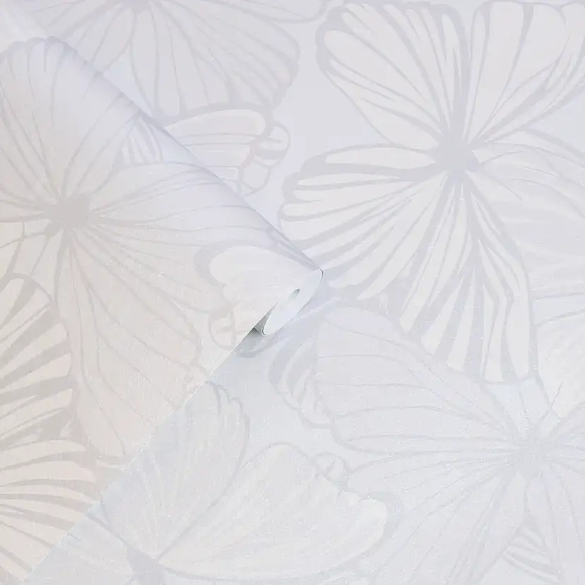 Tapet Laura Ashley Butterfly Garden Sugaröd Grå 118496