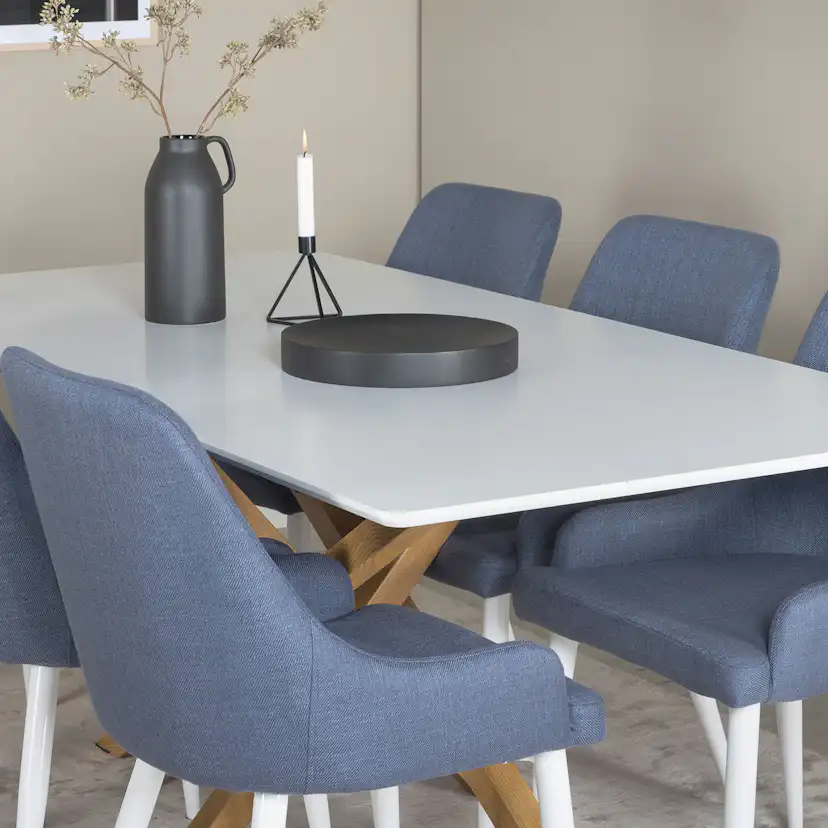 Matgrupp Venture Home Piazza med 6 Plaza stolar