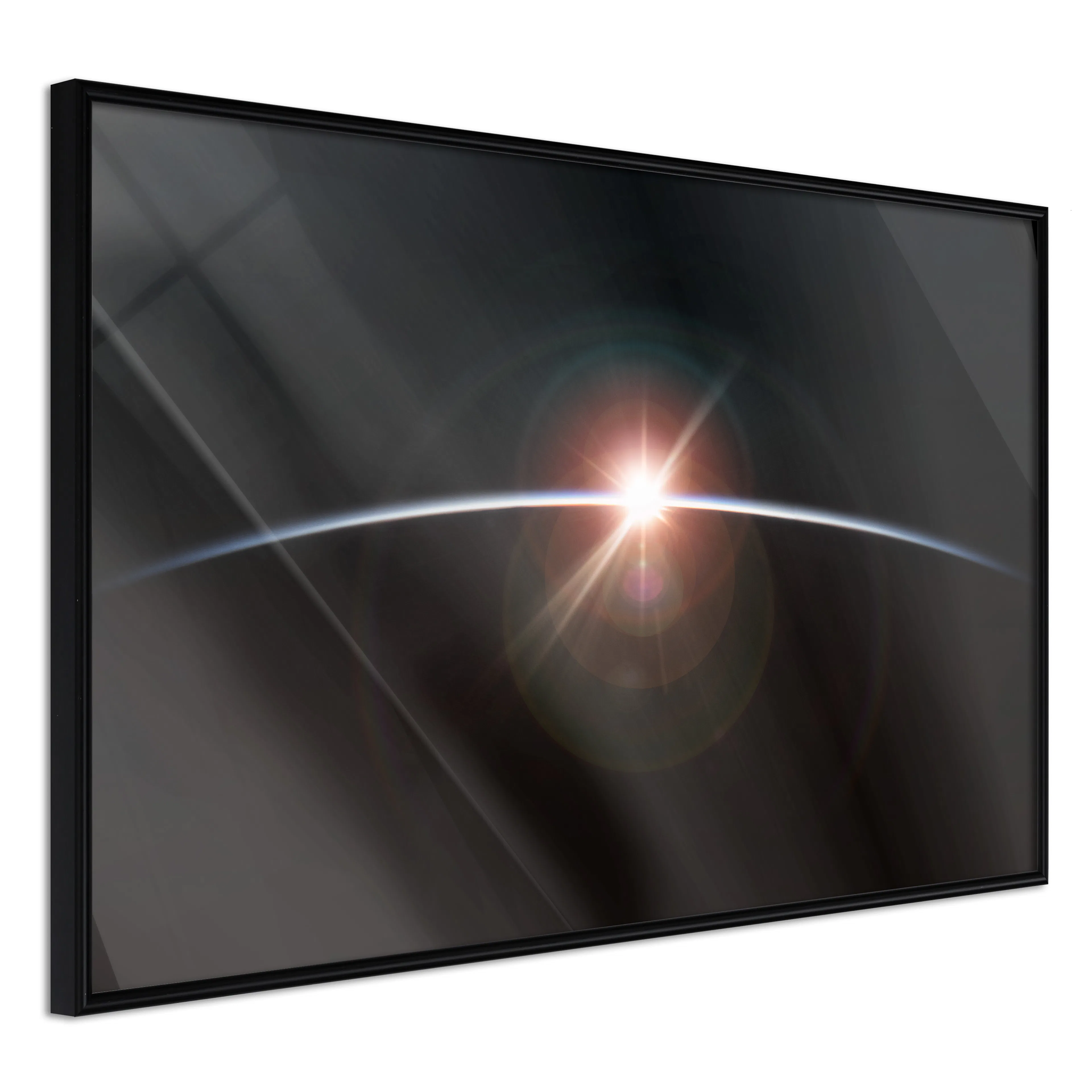 Affisch - Horizon [Poster] 60x40 Svart ram, 60x40 cm