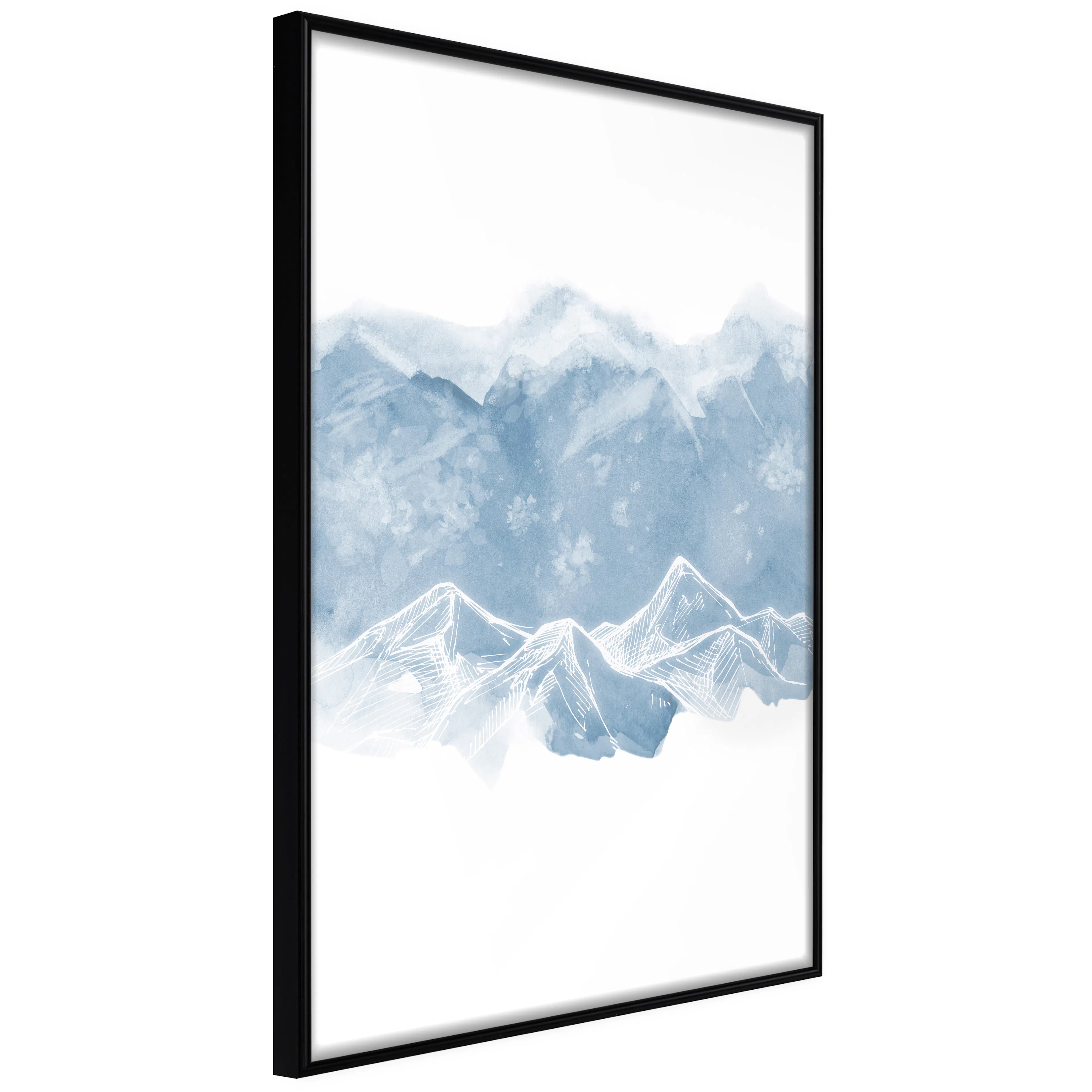 Affisch - Ice Land [Poster] 40x60 Svart ram, 40x60 cm