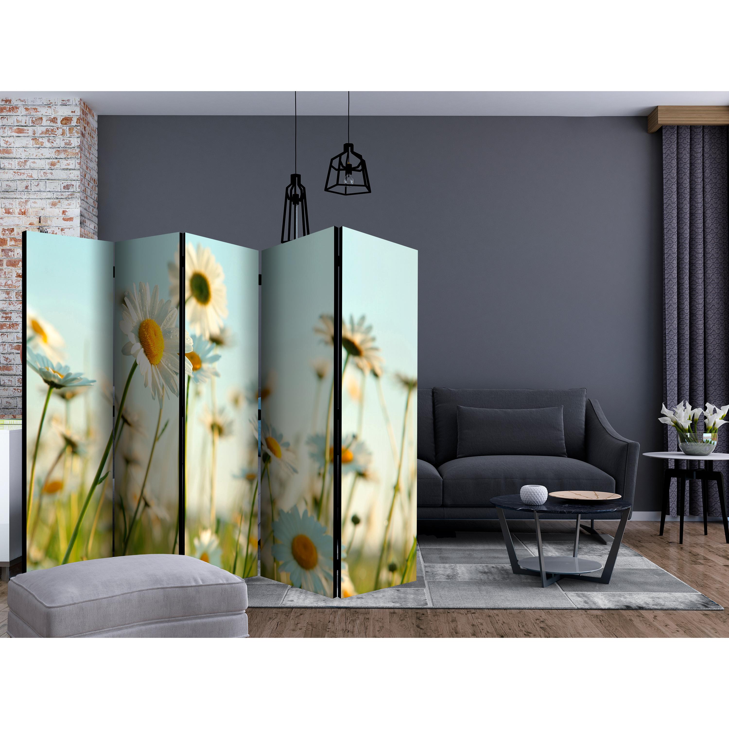 Rumsavdelare Arkiio Daisies Spring Meadow II Prästkragar 225x172 cm