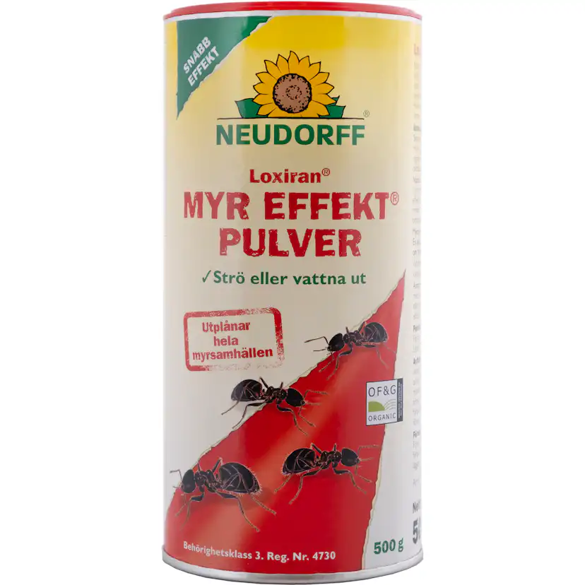 Insektsbekämpning Neudorff Myr Effekt Pulver 500g för Trädgården