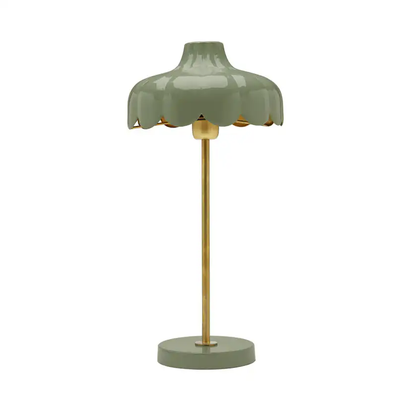 Bordsslampa PR Home Wells med Handgjord Lampskärm 50 cm
