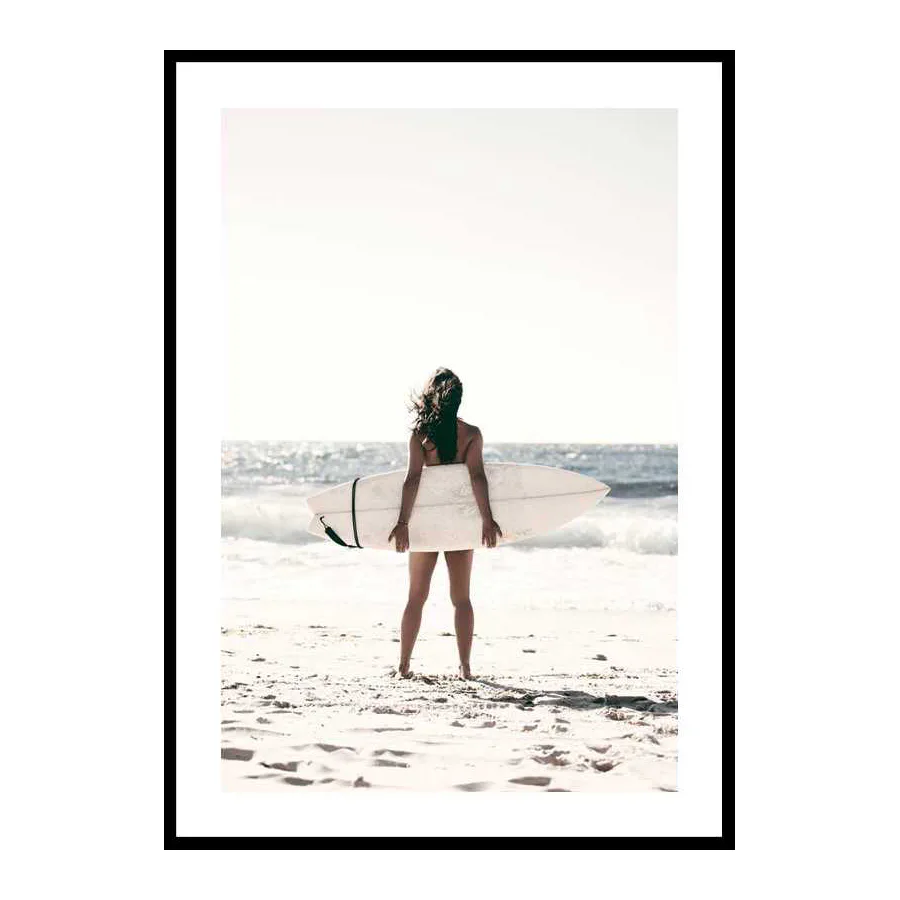 Surfer On Beach 30x40 cm