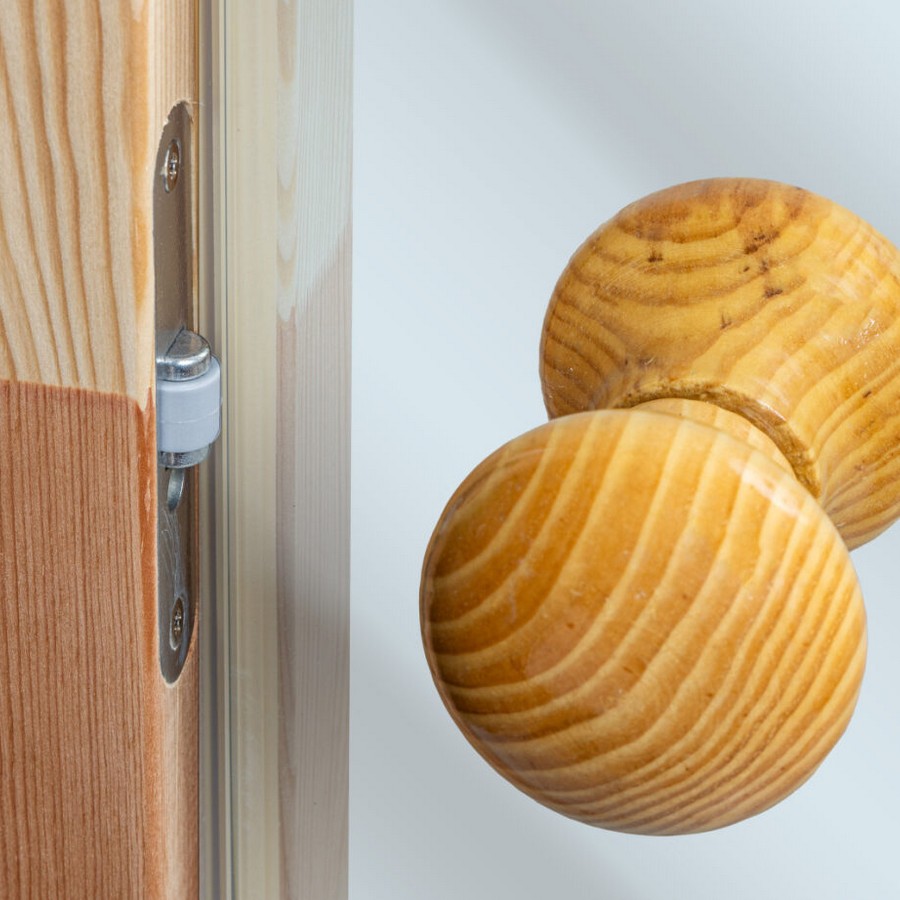 Bastu Palmako Sanna 13,5 m² Fristående Byggsats med Pulpettak