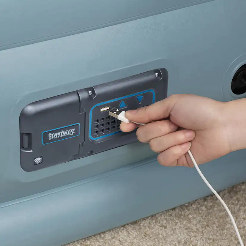 Madrass Bestway Tritech Queen Airbed Med App-styrning