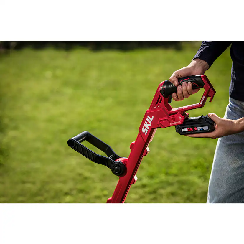 Grästrimmer SKIL 0241 CA Kolborstfri Batteridriven