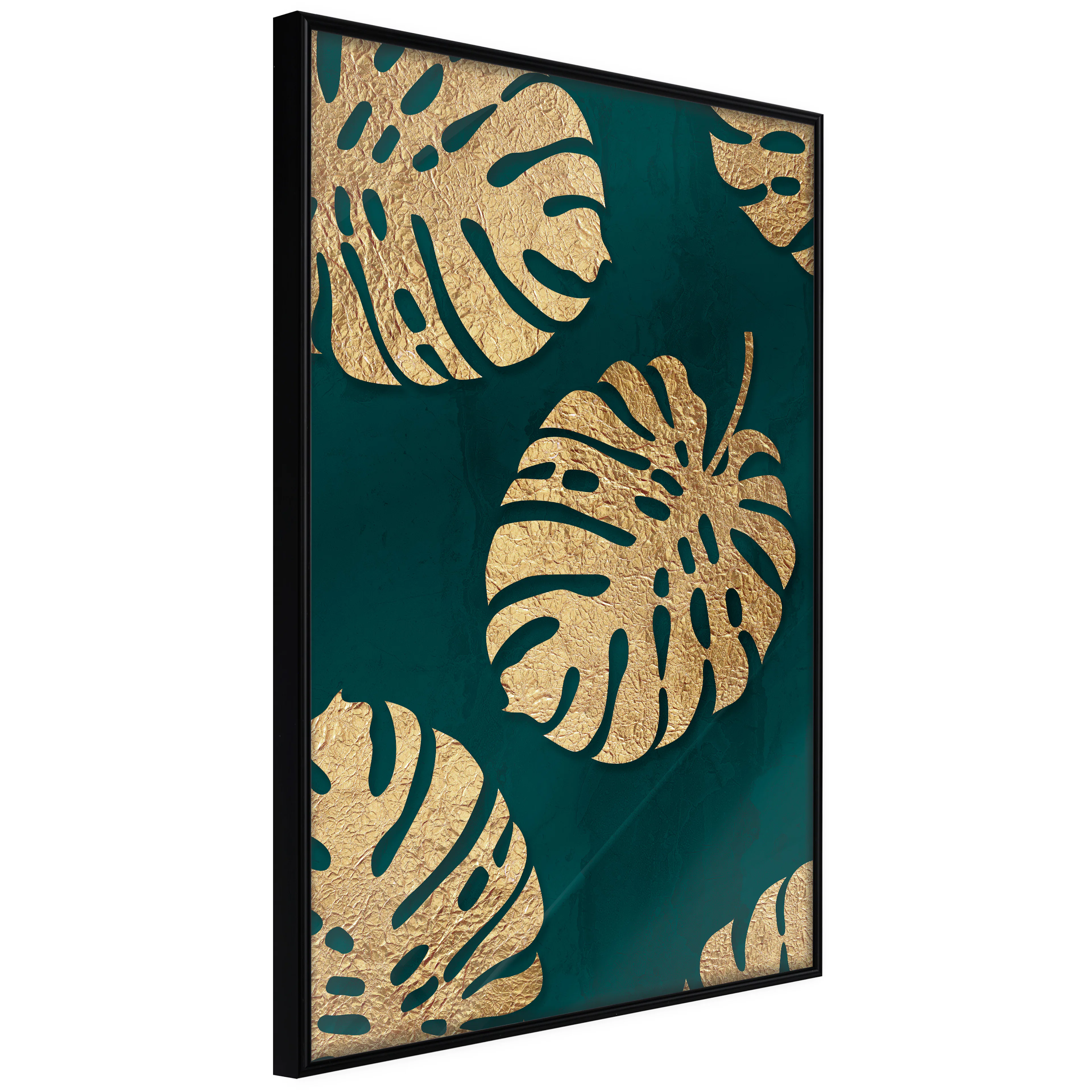 Affisch - Leaves of Luxury [Poster] 40x60 Svart ram, 40x60 cm