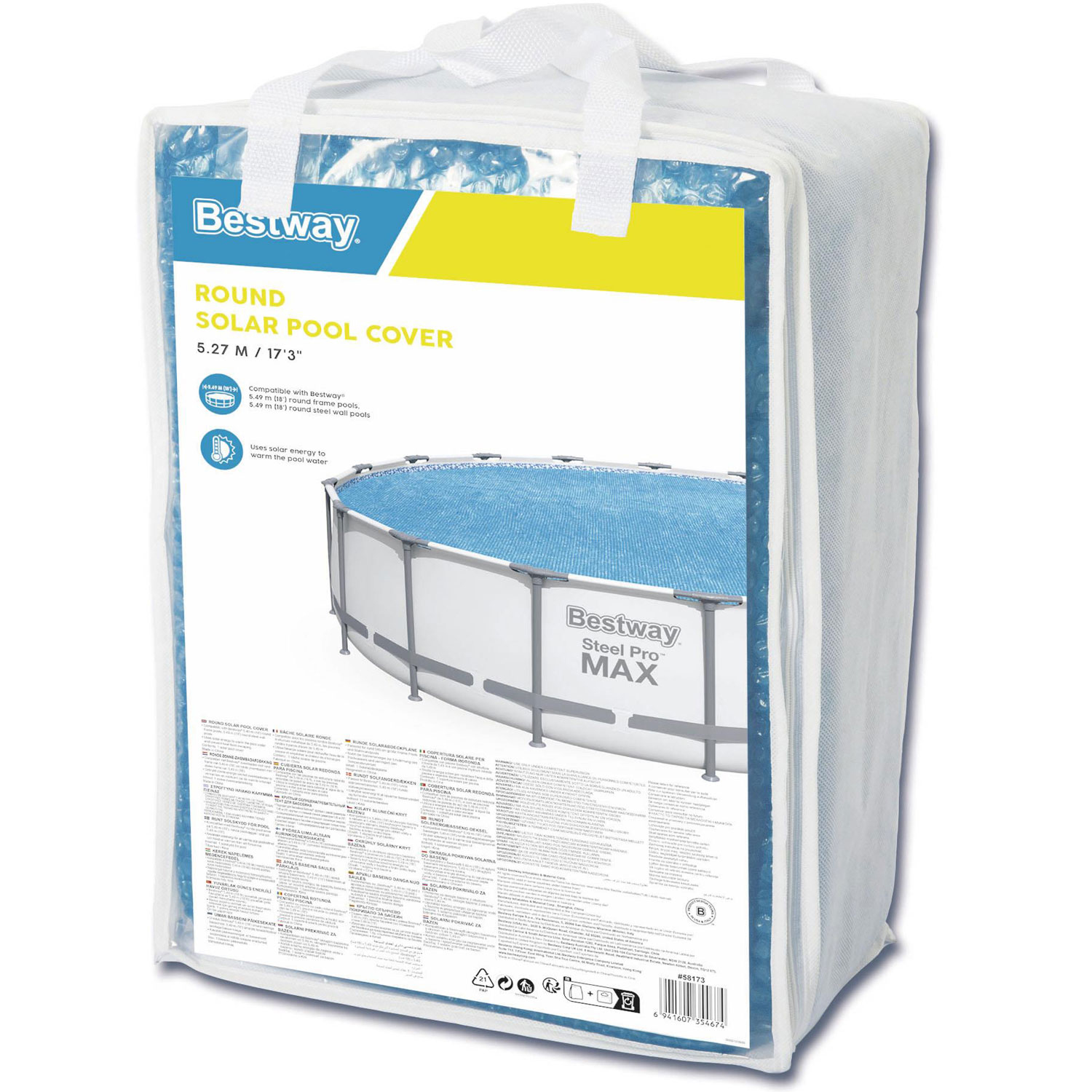 Poolskydd Bestway Flowclear Solar 5,27 m