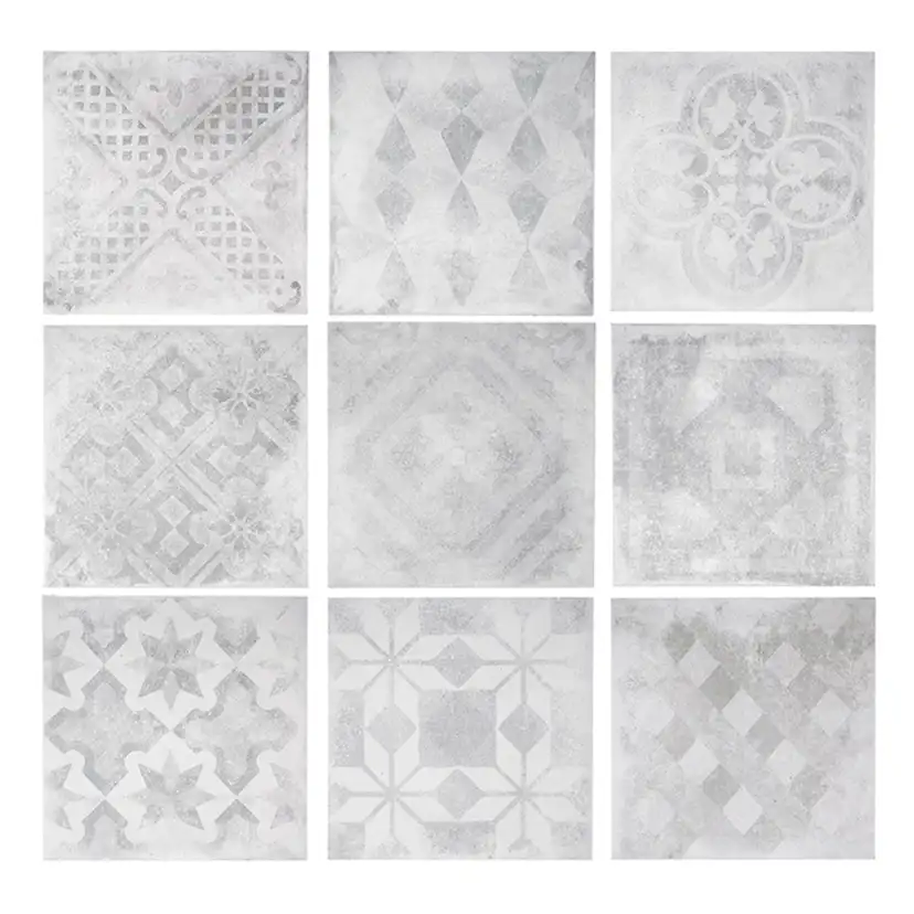 Klinker Terratinta Betonepoque Vit/Grå Mix 20x20 cm