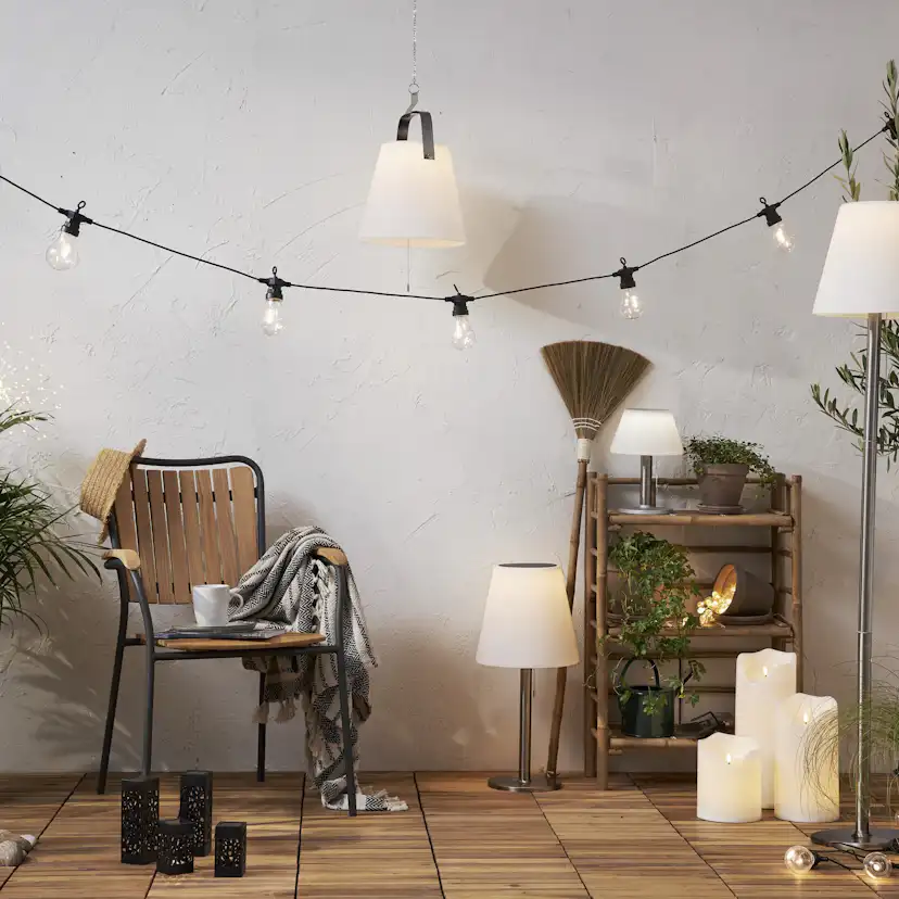 Solcellsdekoration Star Trading Solia Shade 26 cm