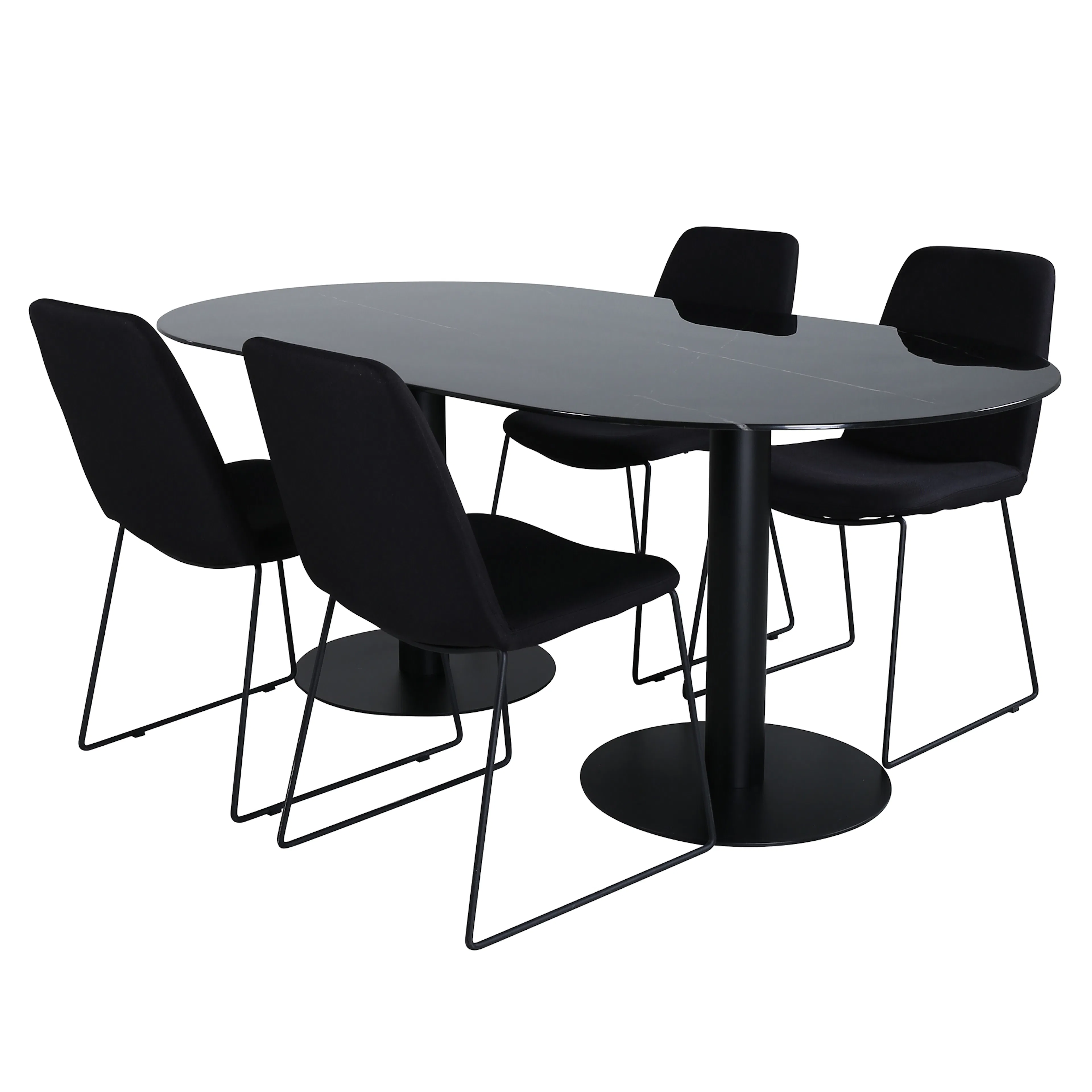 Matgrupp Venture Home Oslo med 4 Muscot Stolar