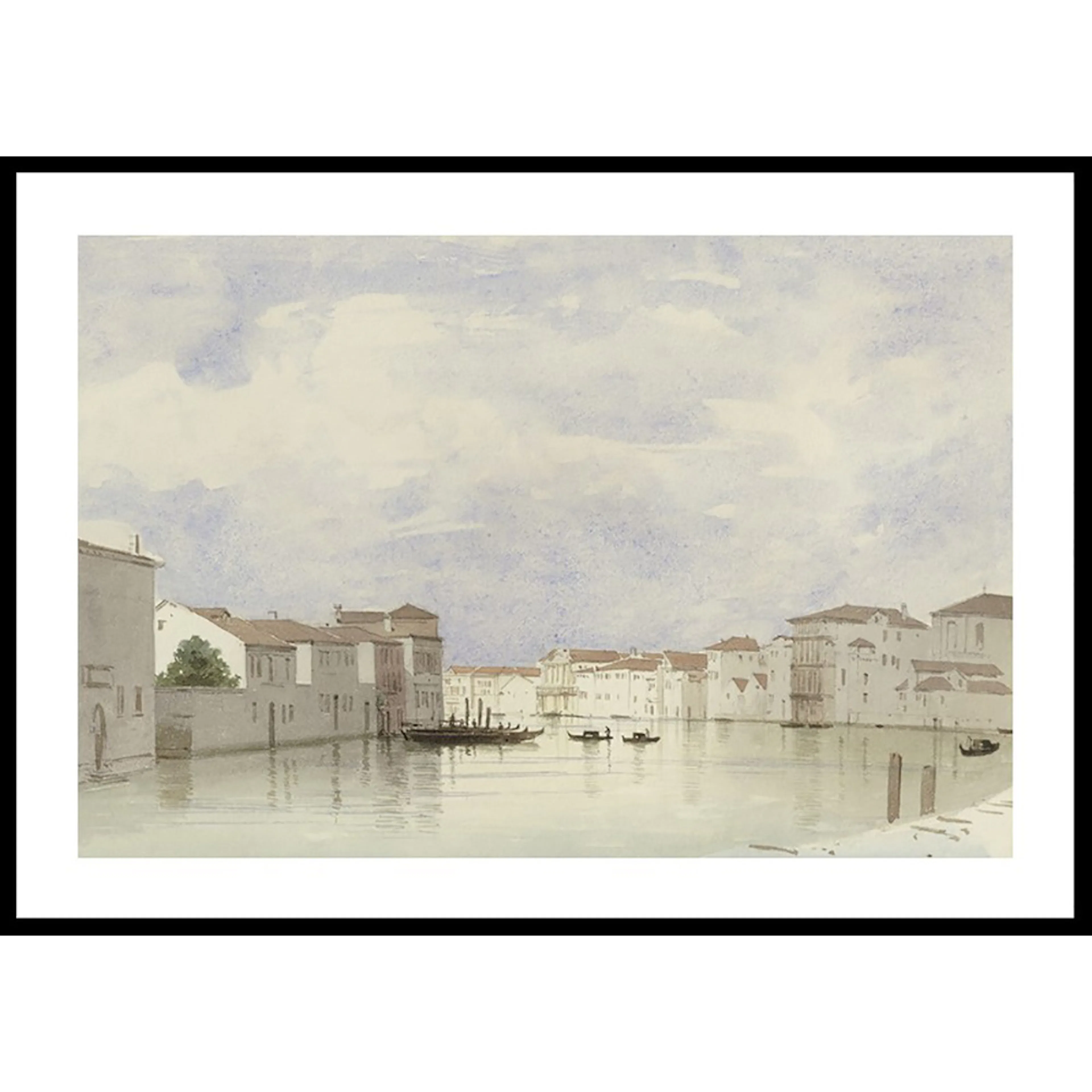 Poster Gallerix Kanal In Venedig By Carl Theodor Reiffenstein