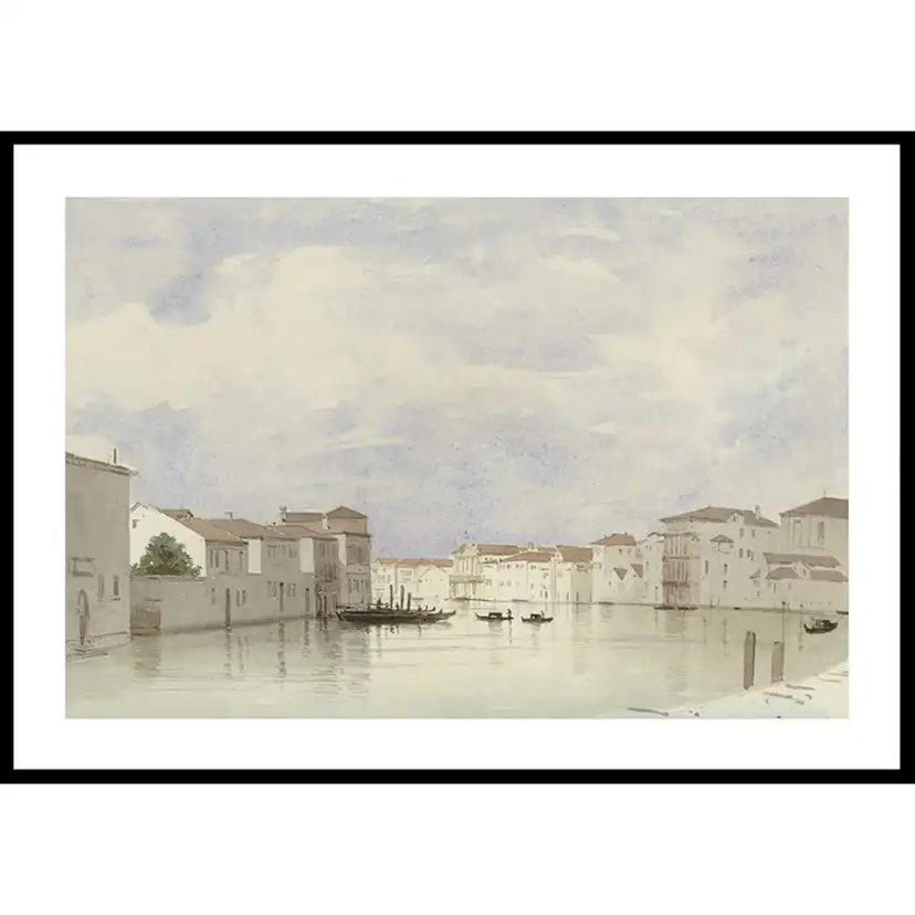 Poster Gallerix Kanal In Venedig By Carl Theodor Reiffenstein