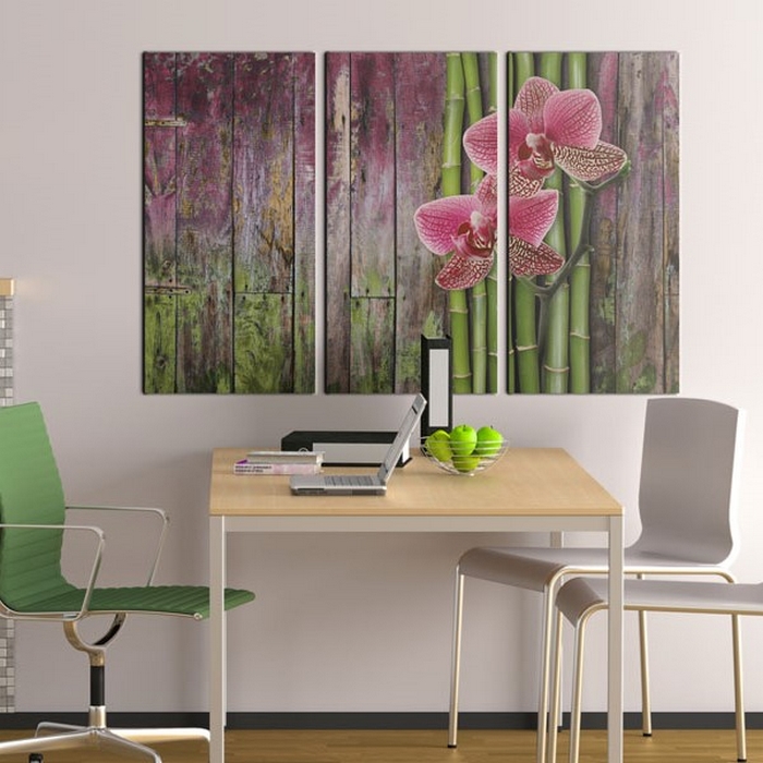 Tavla Arkiio Flower And Bamboo