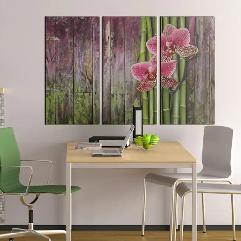 Tavla Arkiio Flower And Bamboo
