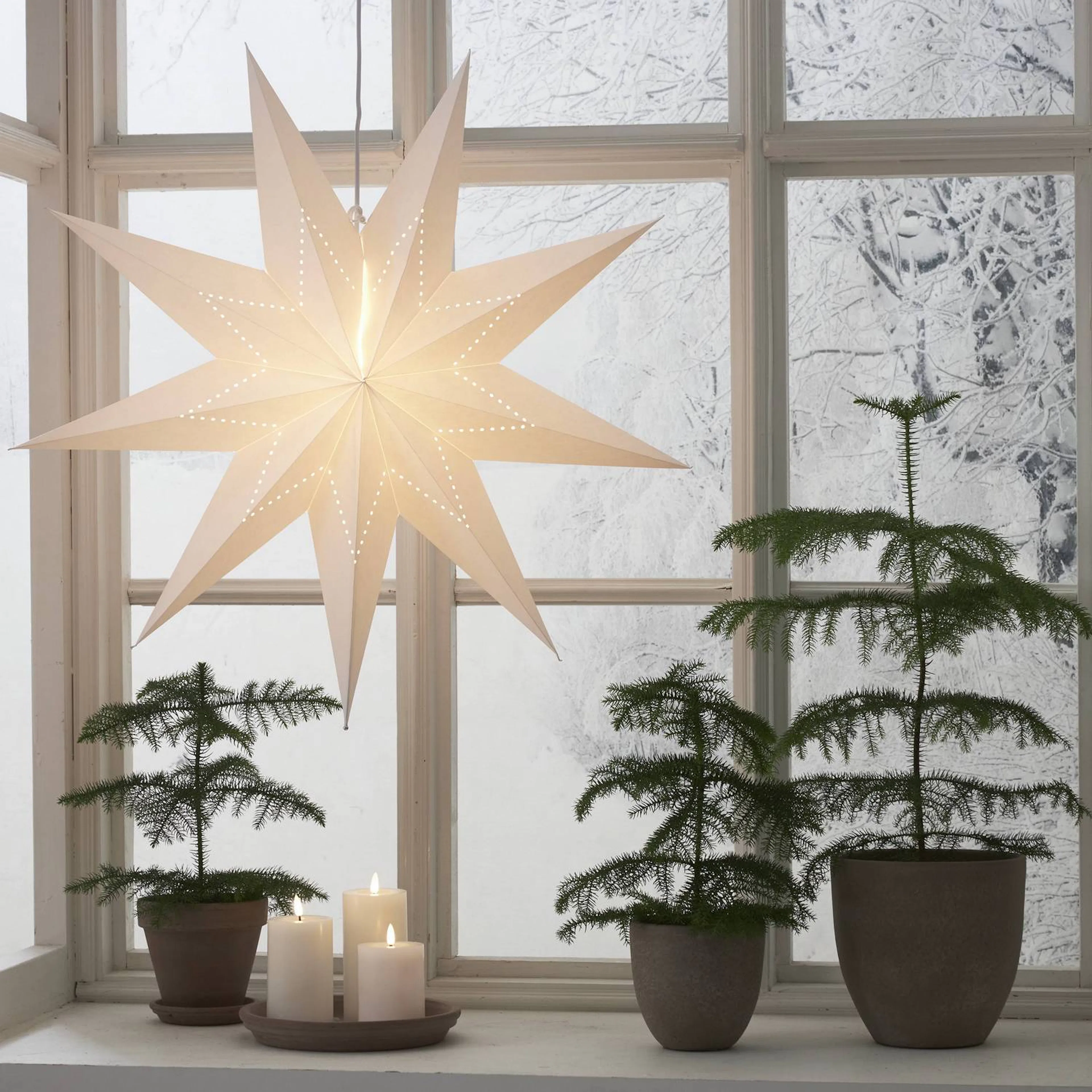 Adventsstjärna Star Trading LYSA Papperstjärna