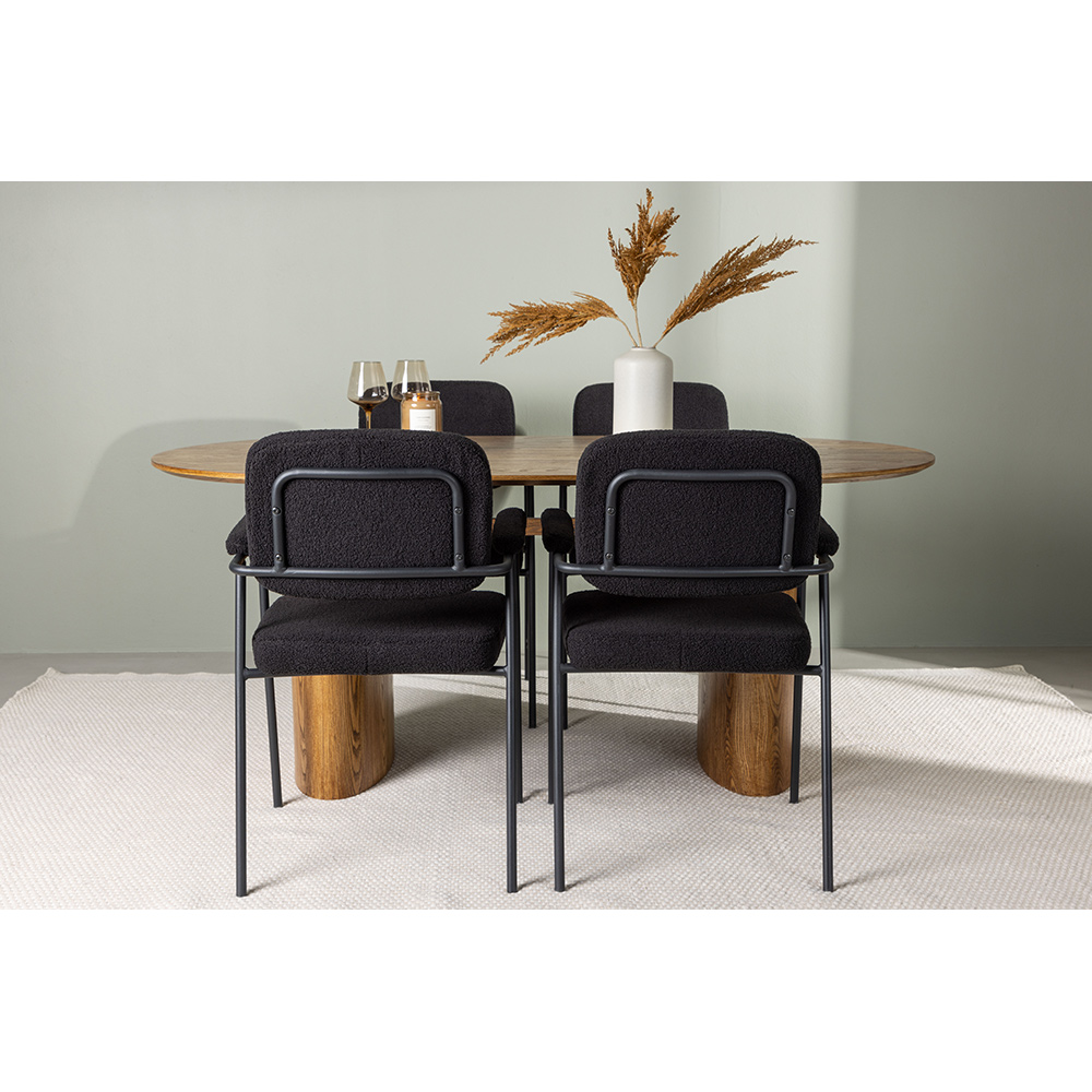 Matgrupp Venture Home Isolde med 4 Yesterday Stolar