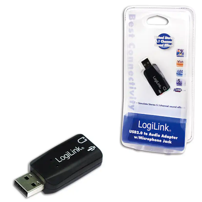 USB-ljudkort LogiLink Virtuellt 5.1-ljud