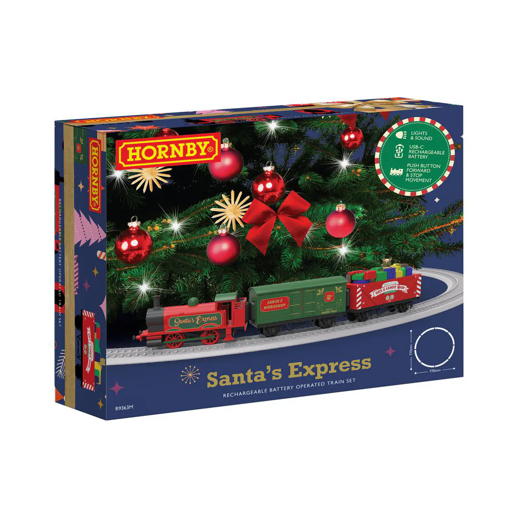 Modelljärnväg Hornby Santas Express Battery Powered Train Set