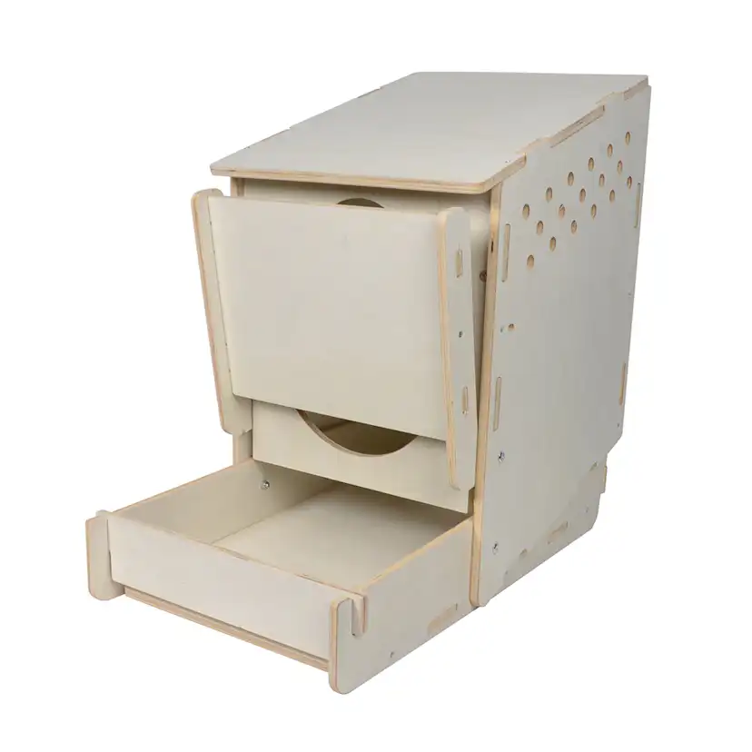 Ruvnäste Gaun i Trä för Inomhusbruk