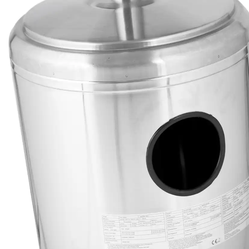 TERRASSVÄRMARE GAS Silver