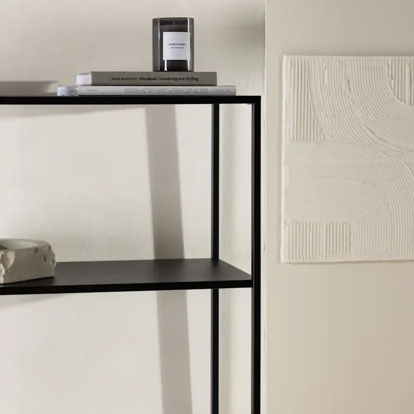 Hylla Venture Home Montevideo Stående Förvaringsmöbel med Hyllplan i Svart Stål