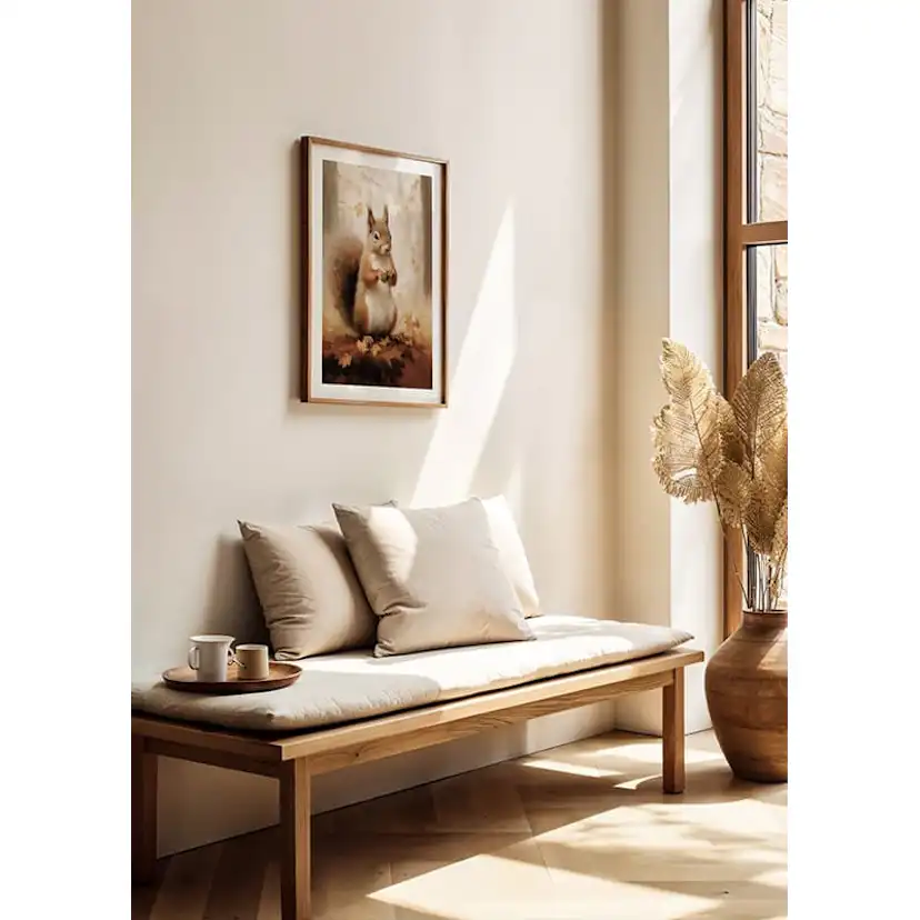 Poster Gallerix Squirrel Watercolor