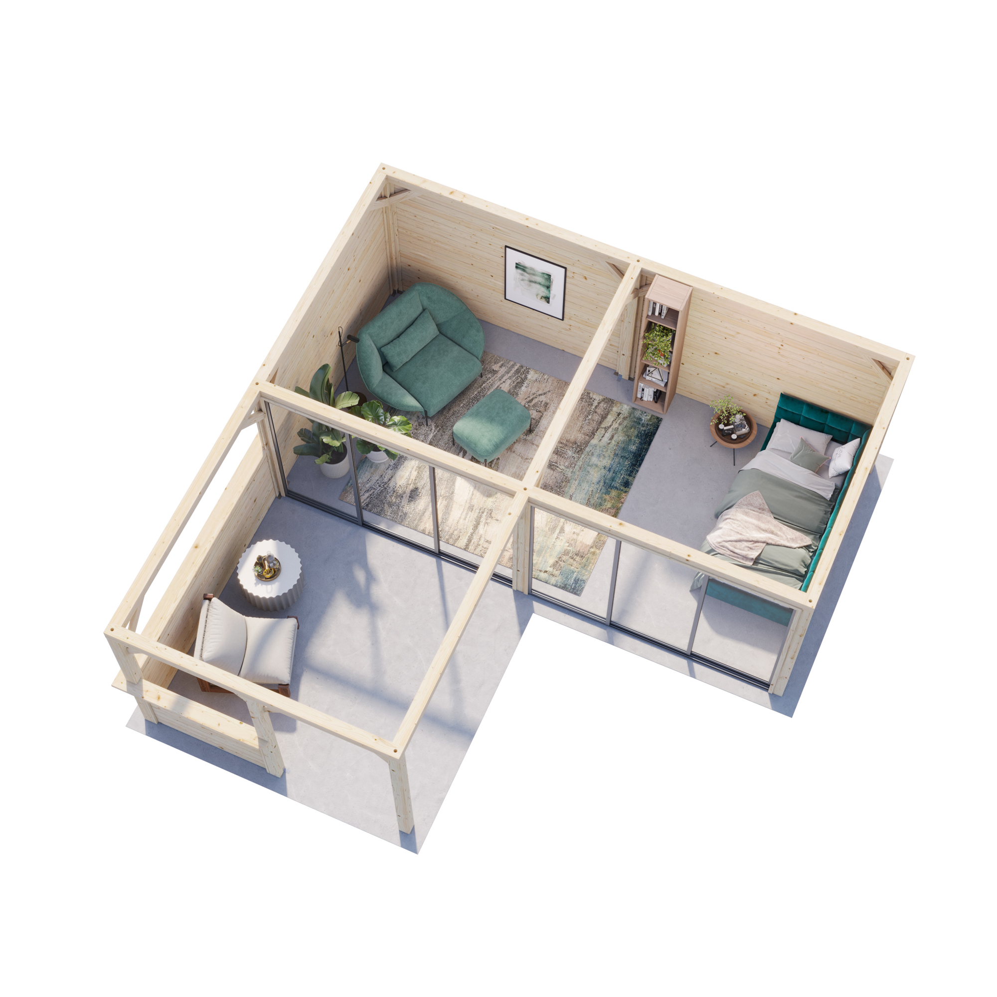 Uterum Palmako Lenna 24,9 m2 Set 722 Slide Plus