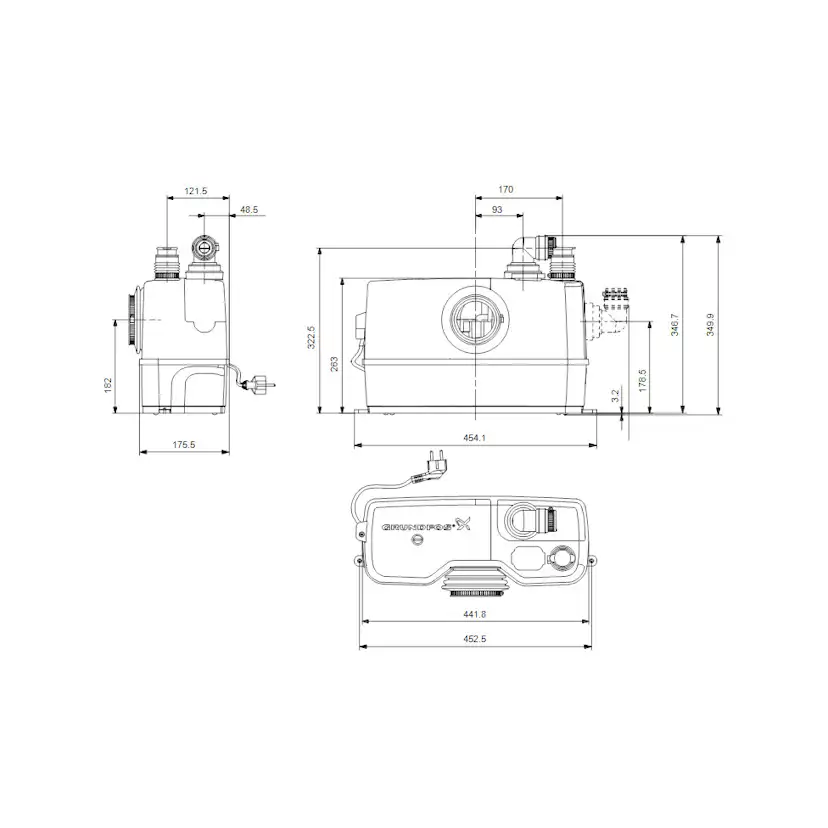 Avloppspump Grundfos Sololift2 WC-1