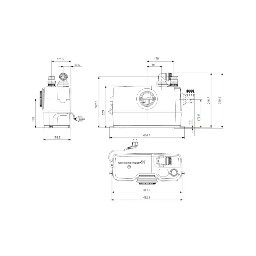Avloppspump Grundfos Sololift2 WC-1