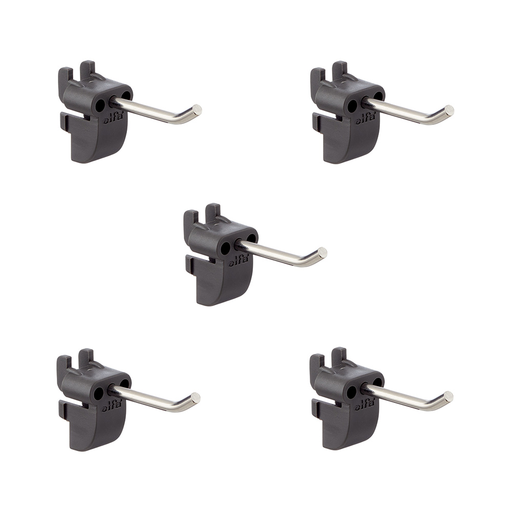 Krok Elfa Garage+ Kort Rak 5-pack