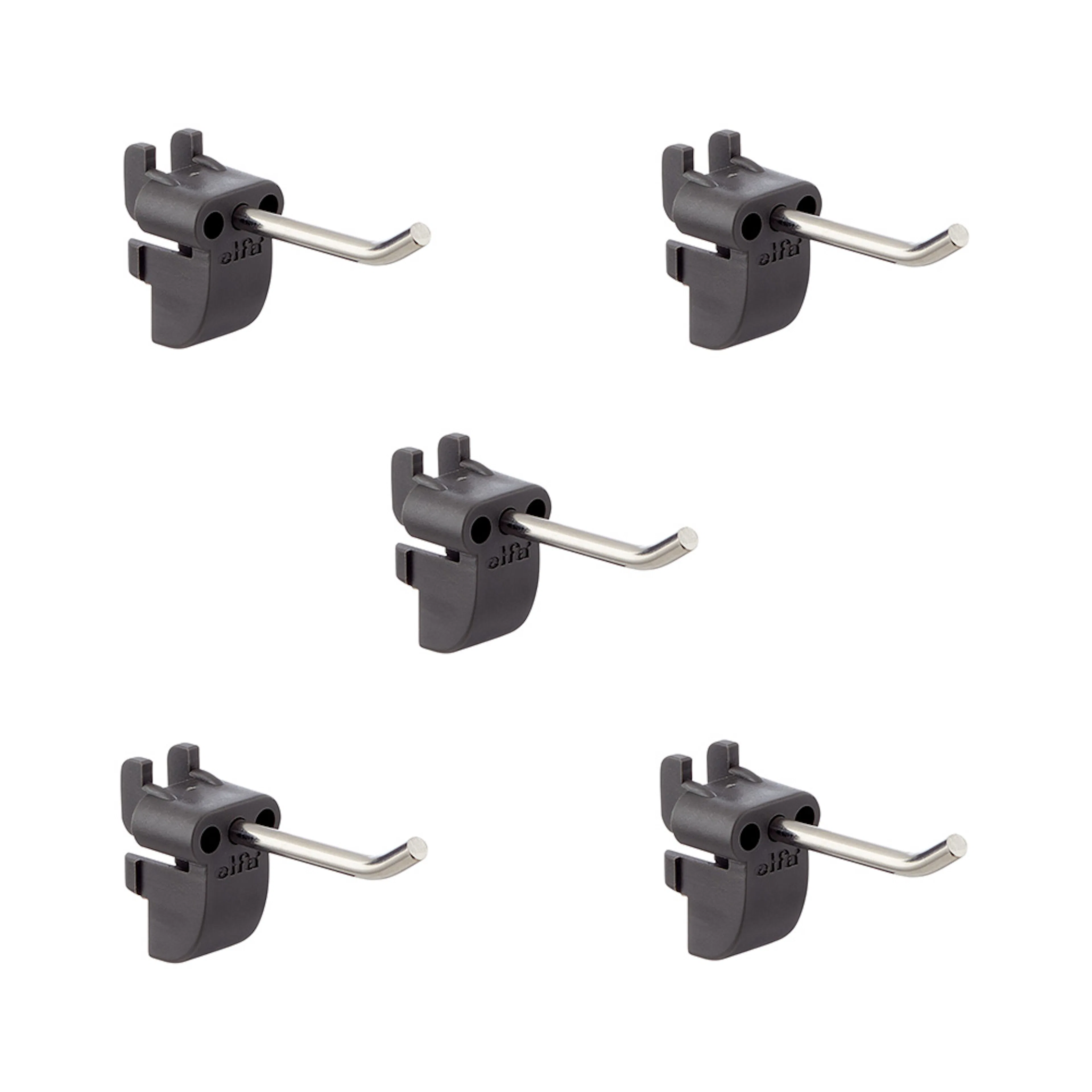 Krok Elfa Garage+ Kort Rak 5-pack