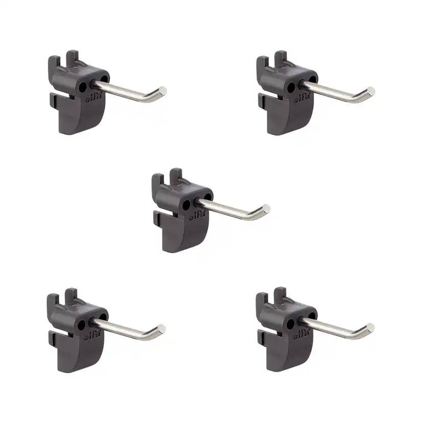 Krok Elfa Garage+ Kort Rak 5-pack